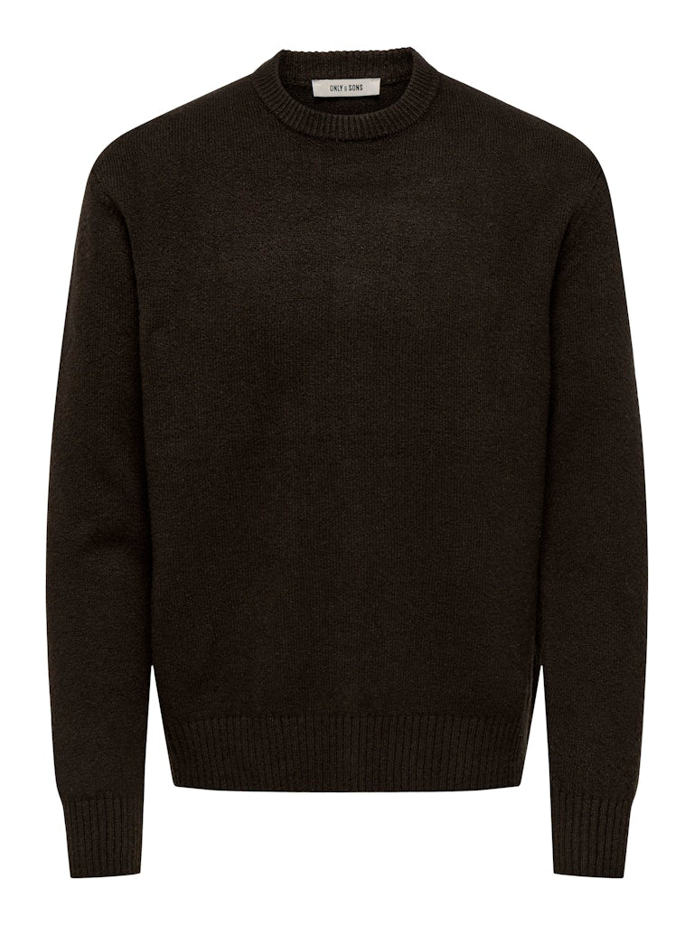 Maglione Only & Sons James cioccolato