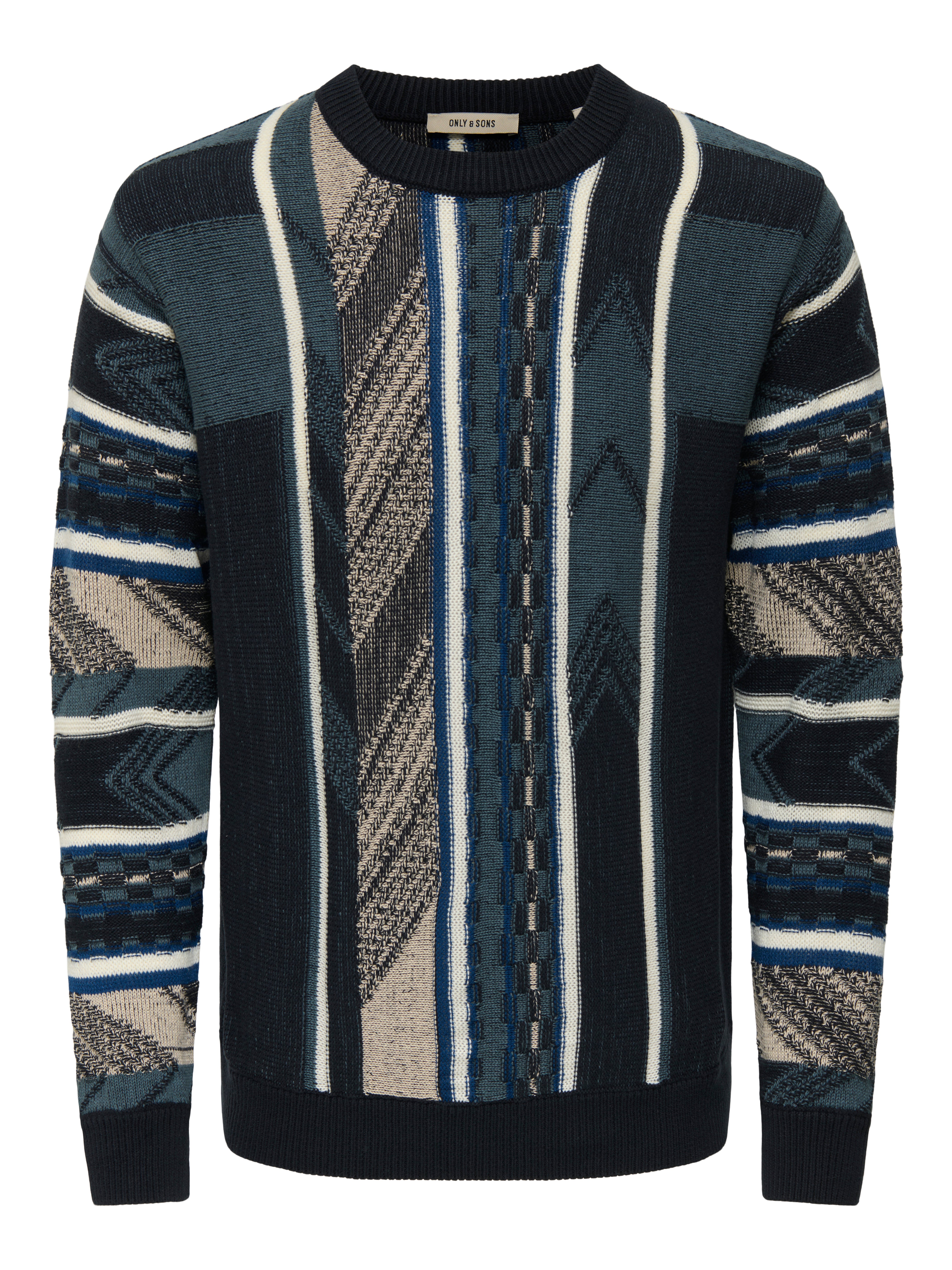 Maglione Only and Sons Crew Blue