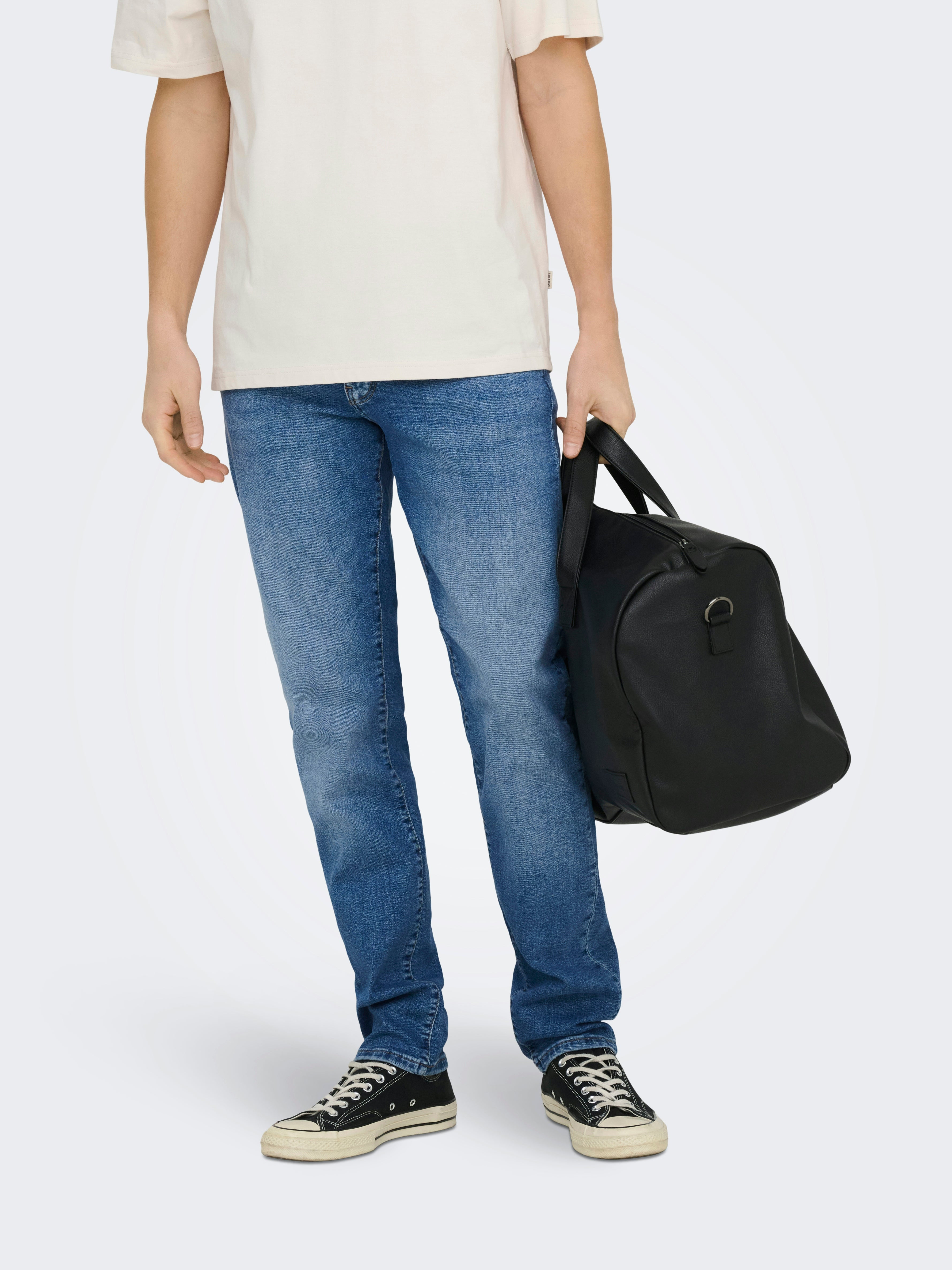 Jeans Regular Fit Light Blue Denim