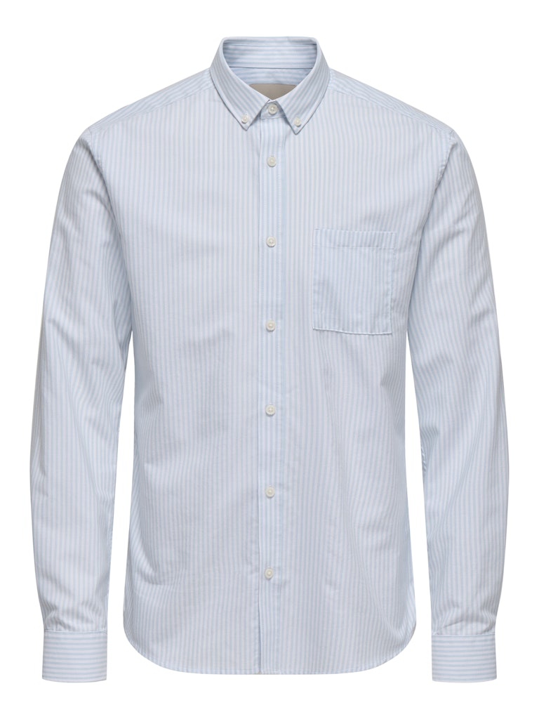Camicia Only & Sons Alvaro righe bianche azzurre