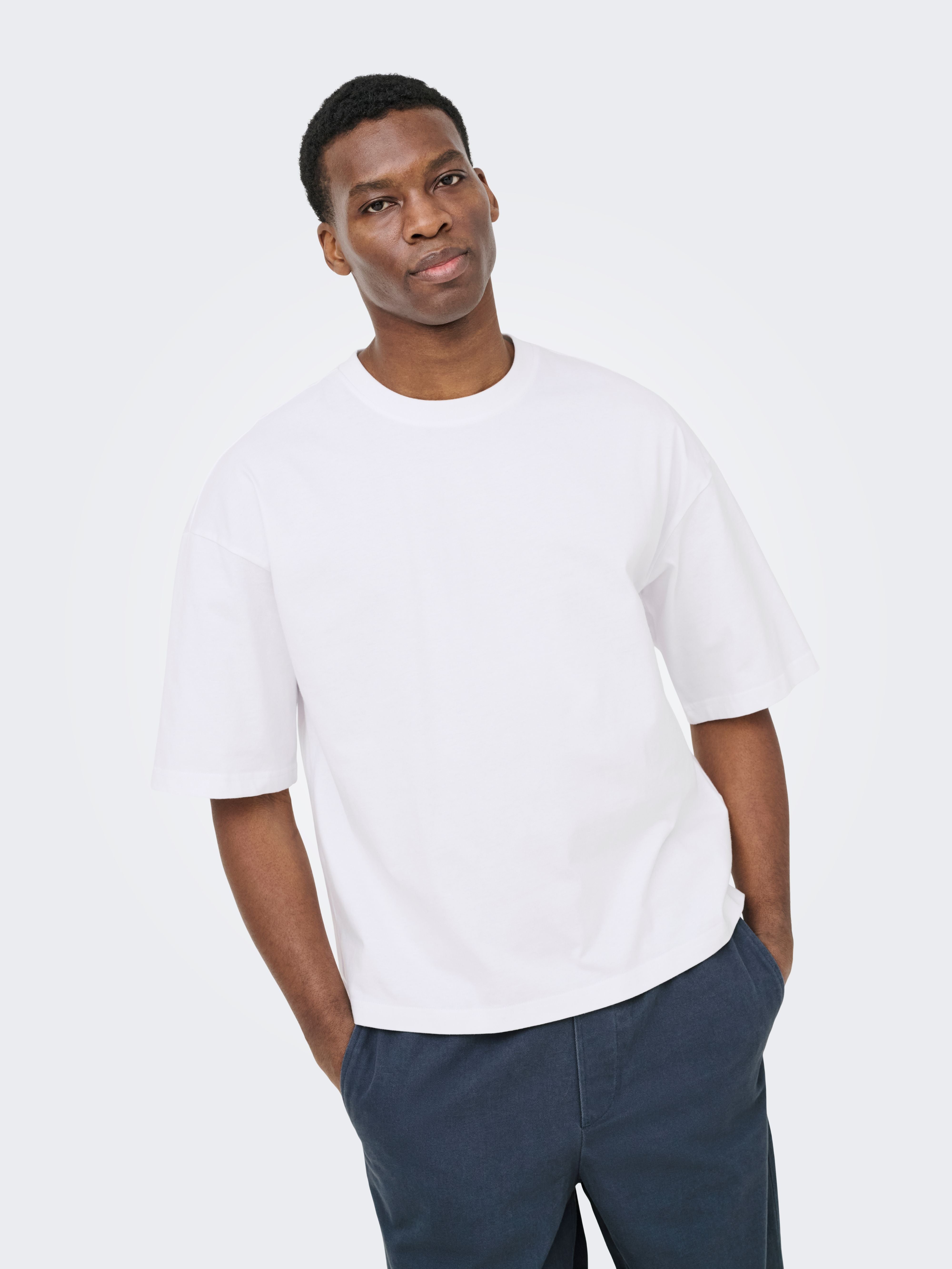T-shirt Fred Relaxed Bianca