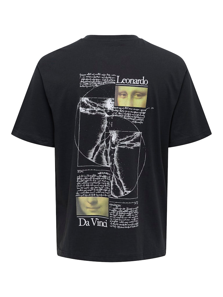 T-shirt Only & Sons Monalisa nera