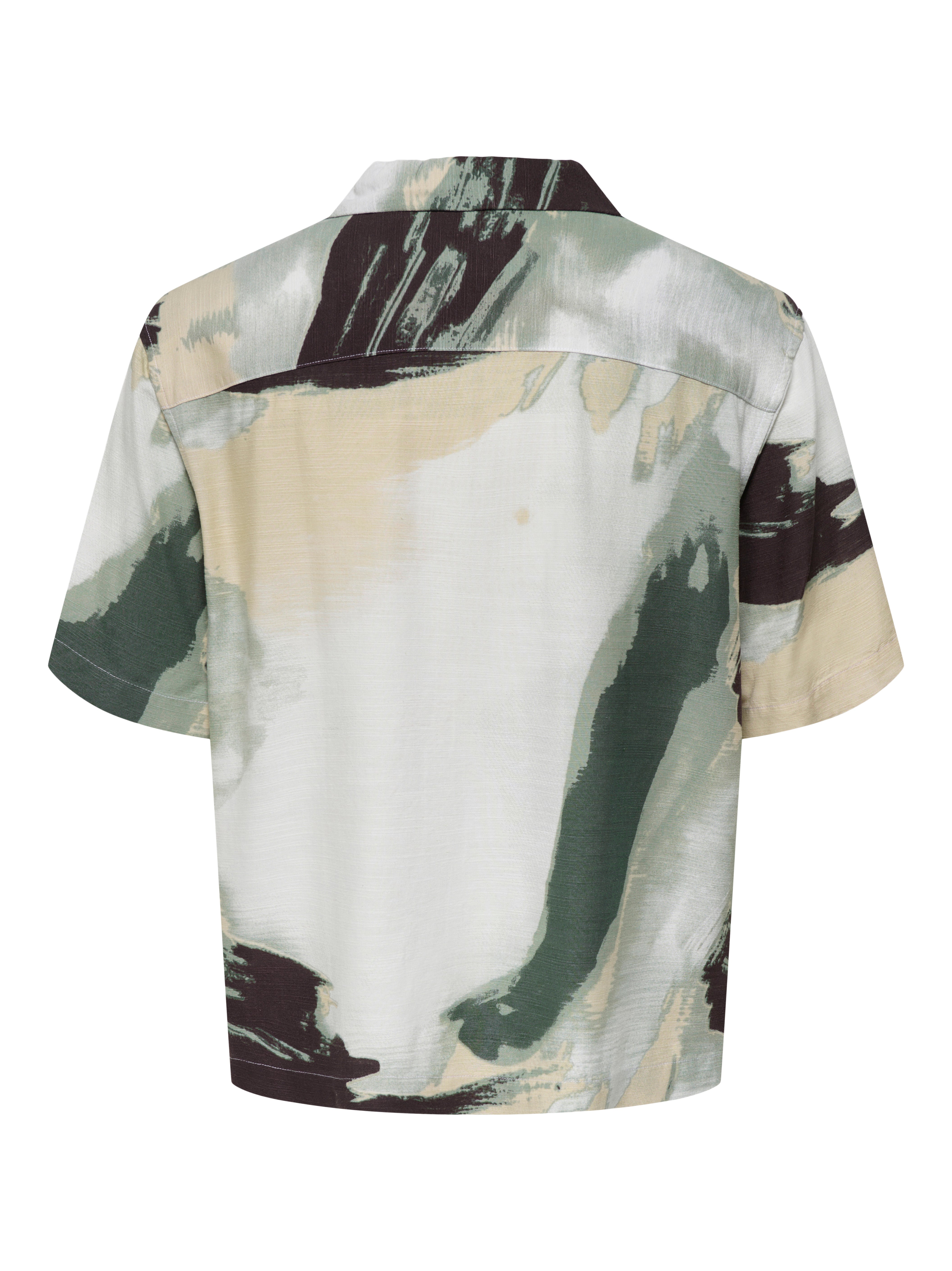 Camicia a Manica Corta Harvi Watercolor