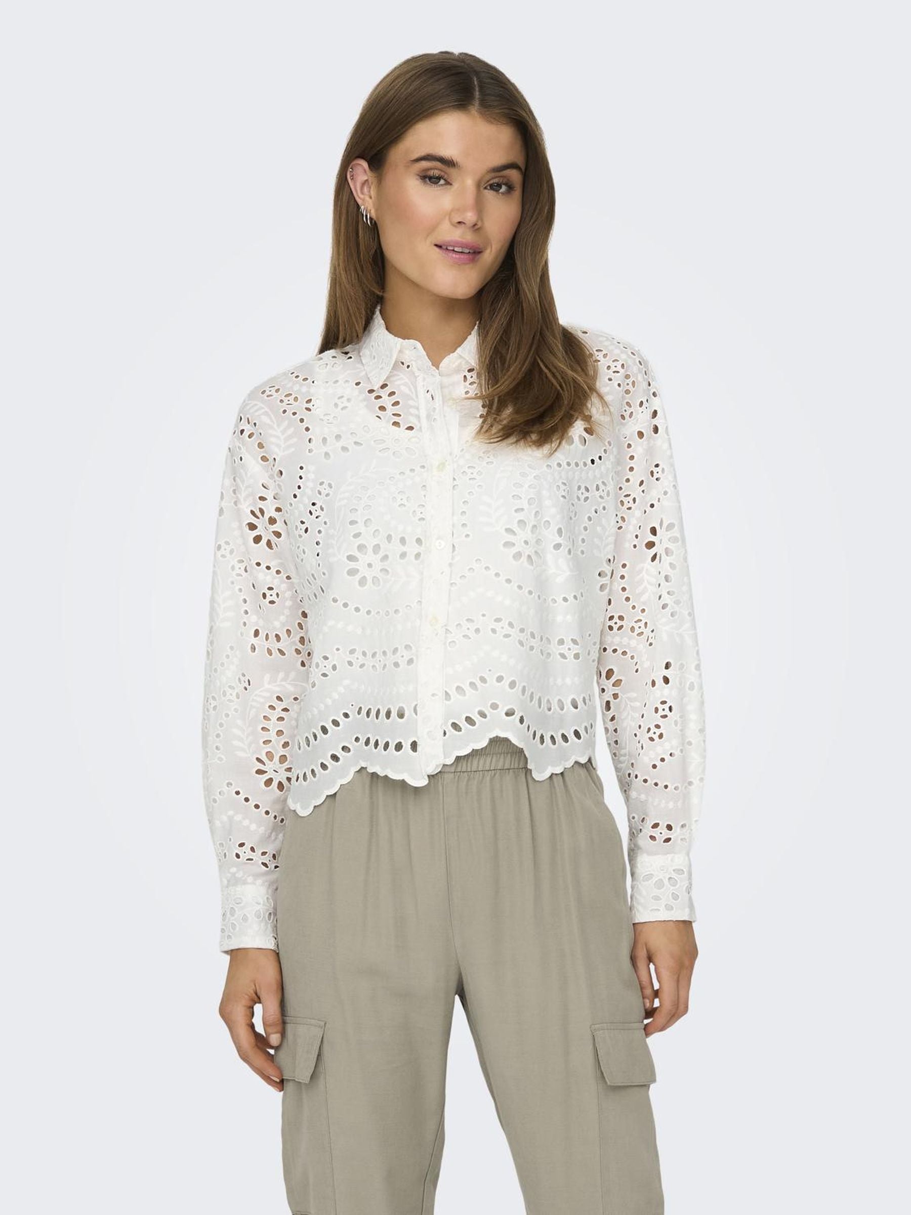 Camicia Bobby in Sangallo