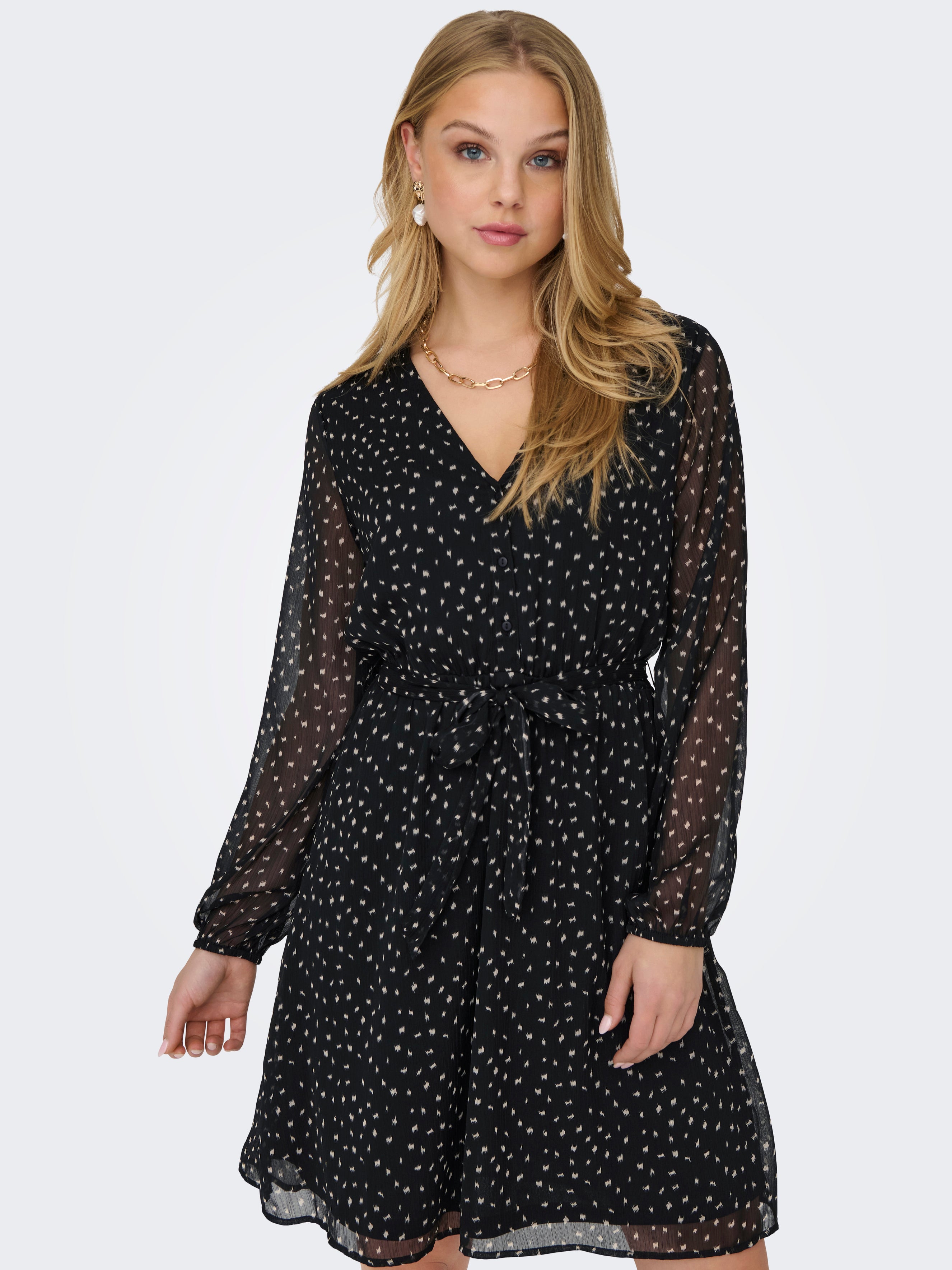 Short Life dress with waist belt