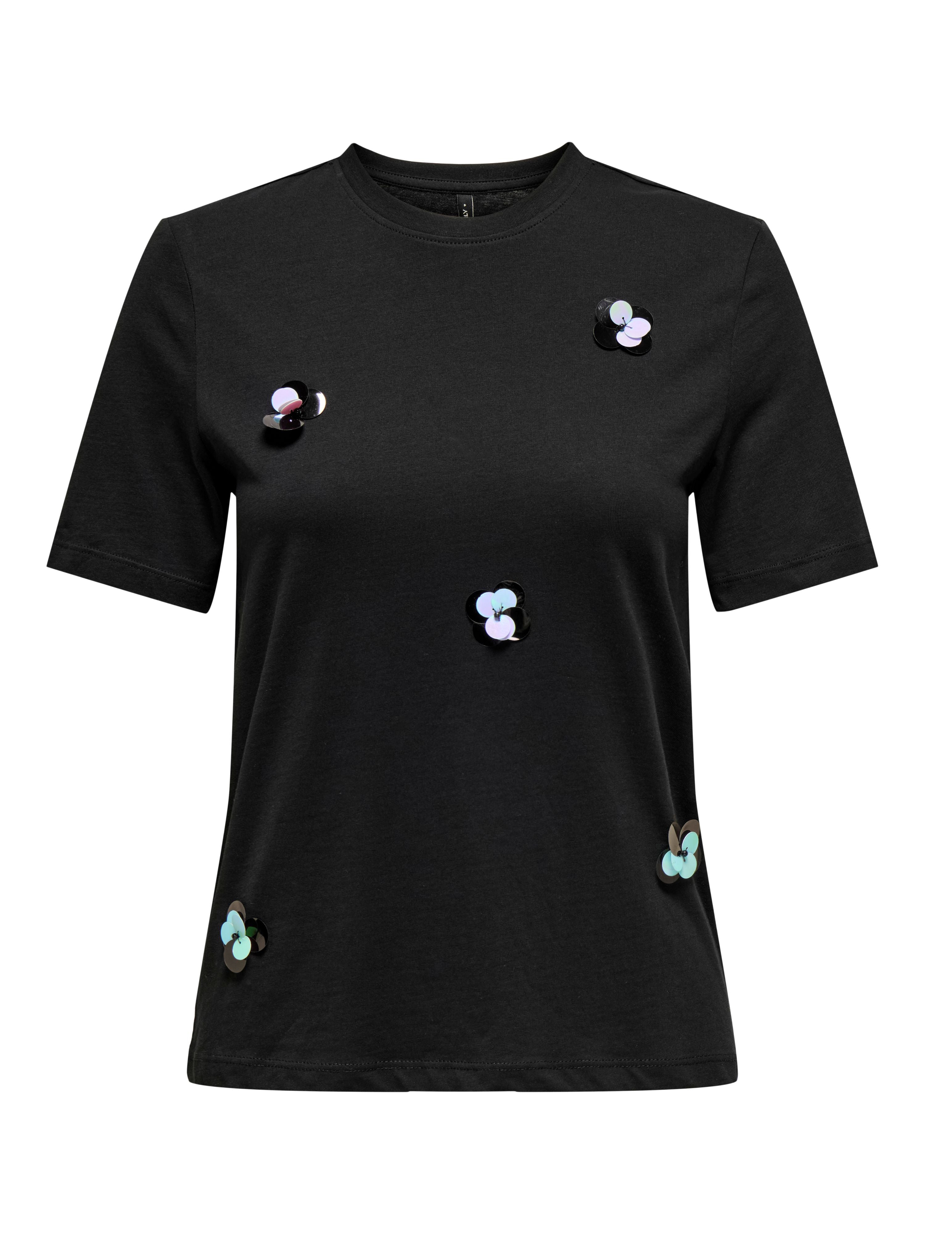 T-shirt Olivia nera
