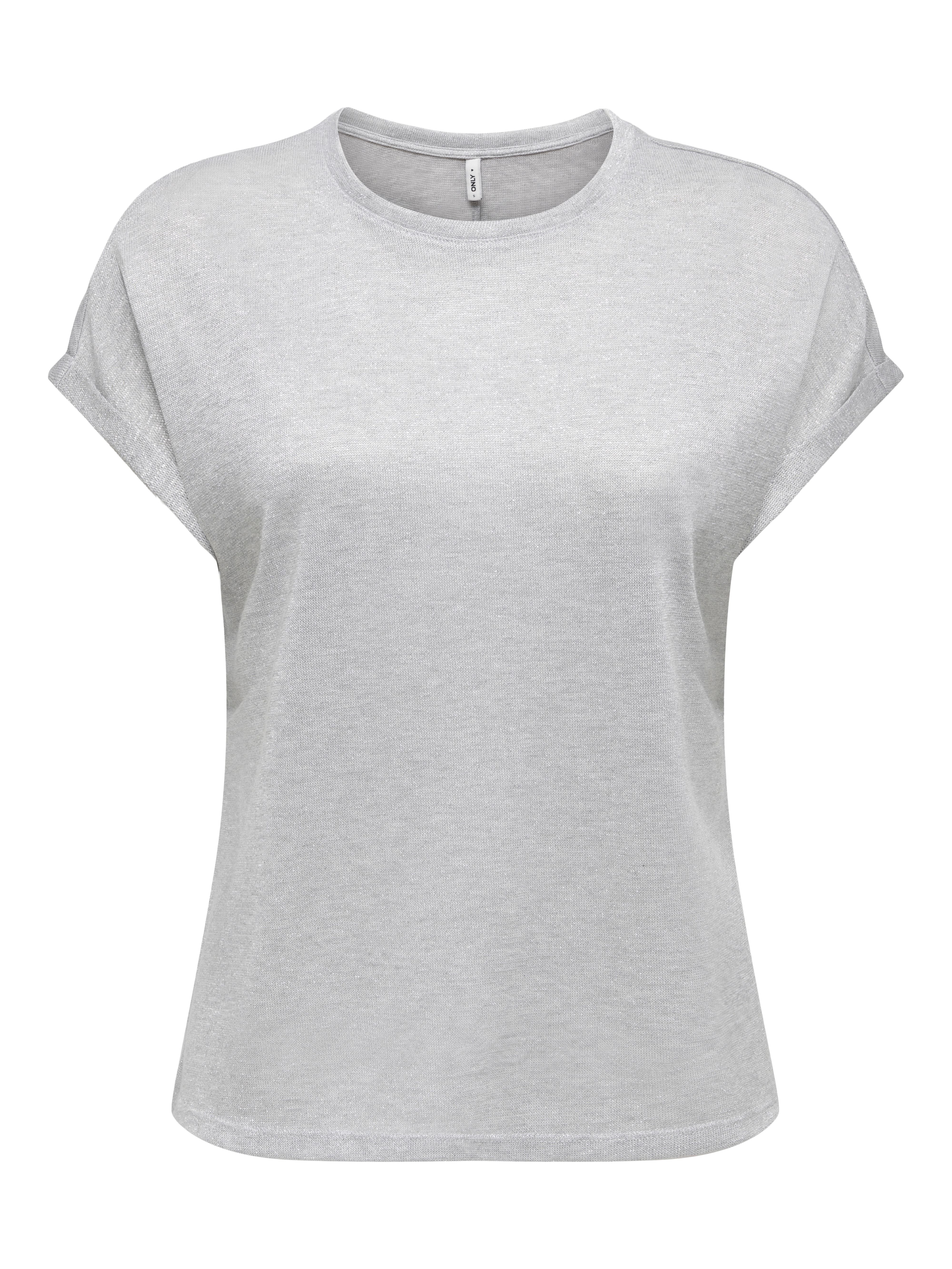T-Shirt Glitter Argento