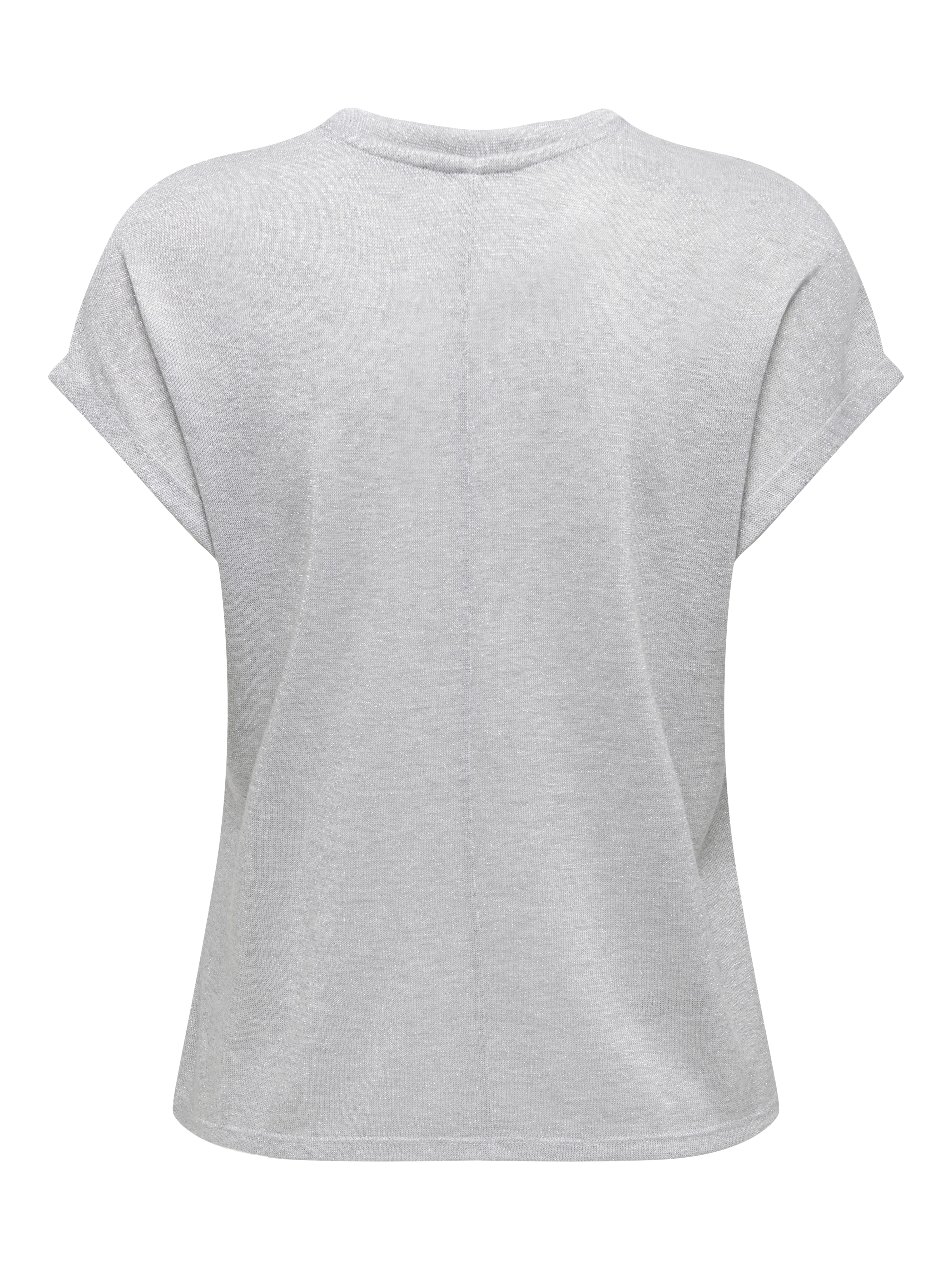 T-Shirt Glitter Argento