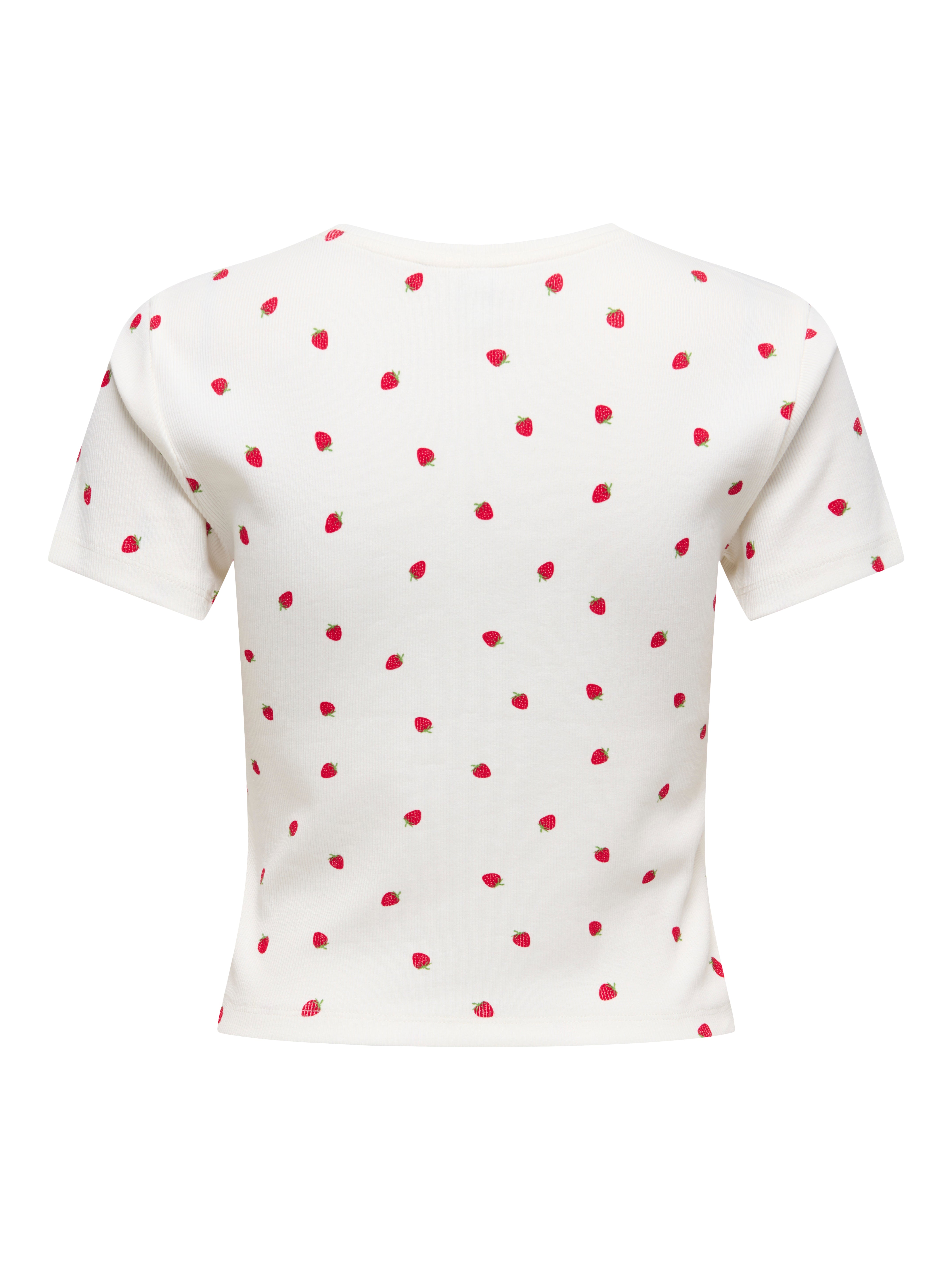 T-shirt Fenja a Costine Fragola