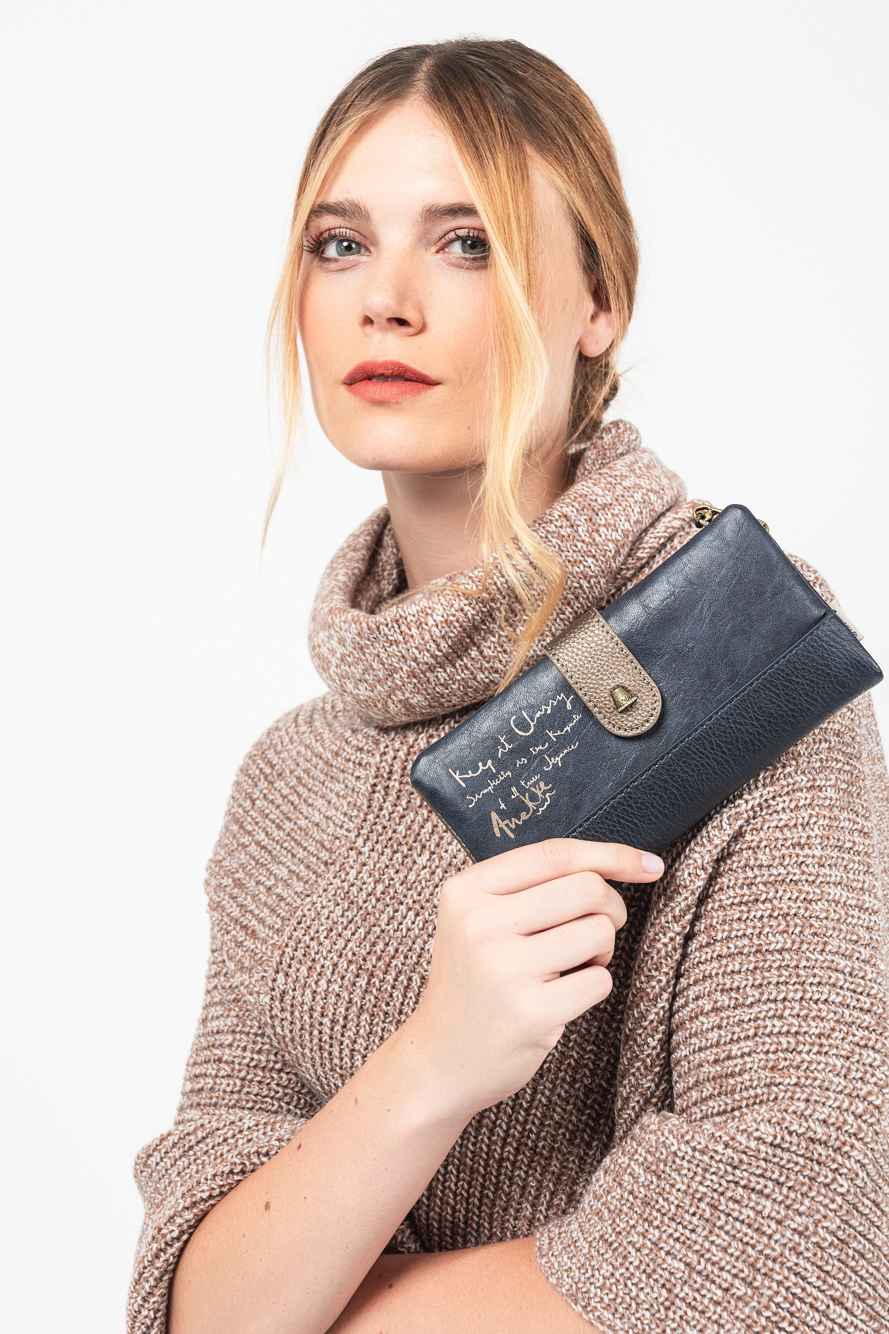 Portafogli Anekke grande flessibile RFID Studio