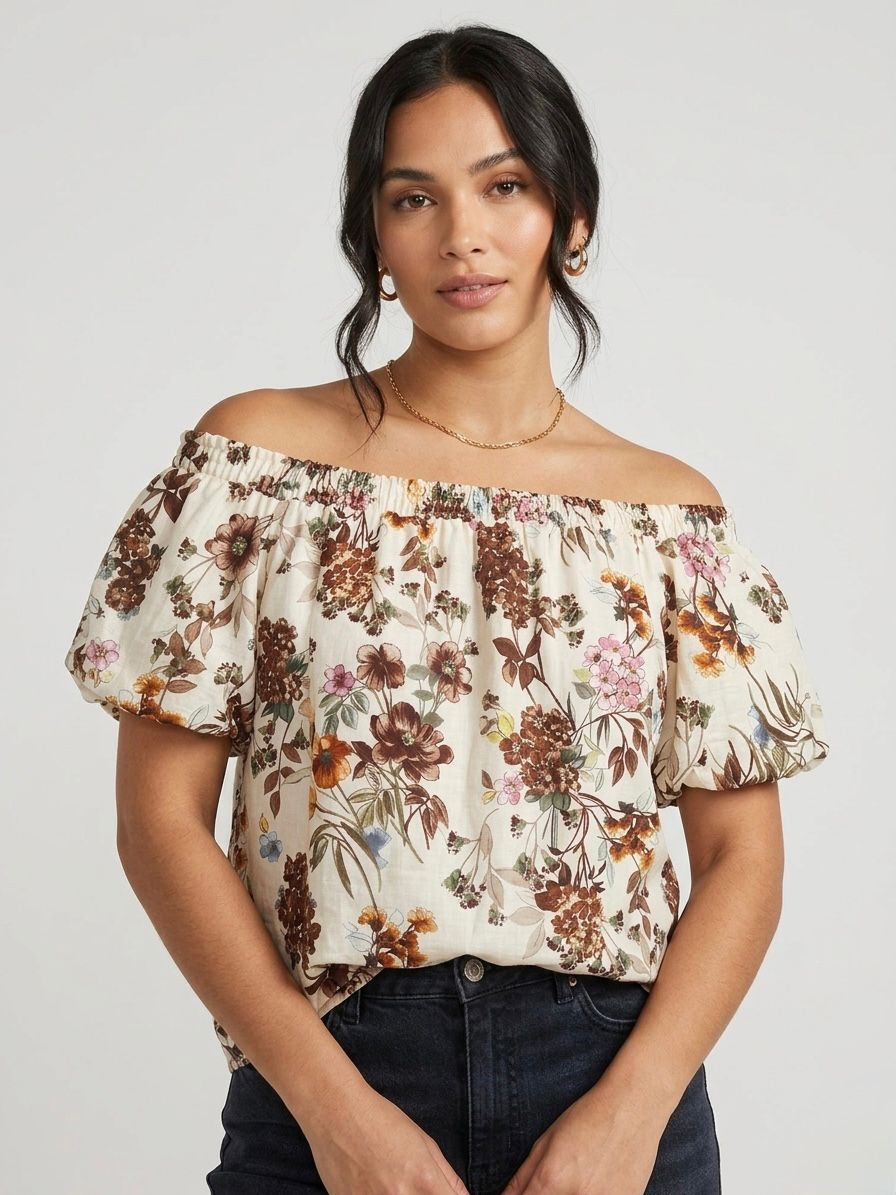 Blusa Boho Chic a Fiori