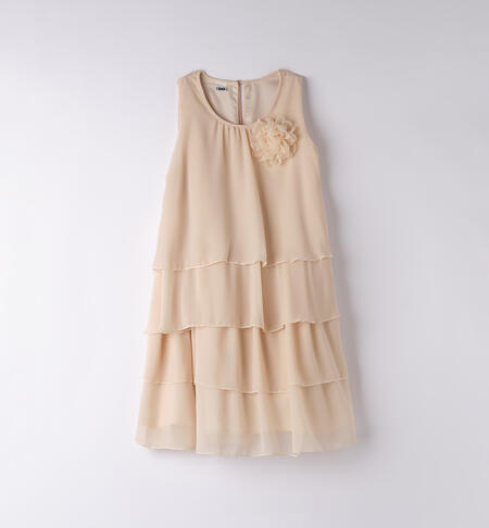 Abito IDo a Balze color crema