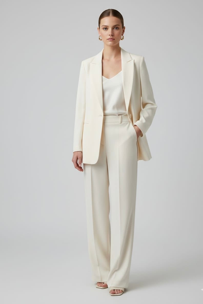 Completo Venezia Panna Giacca e Pantalone