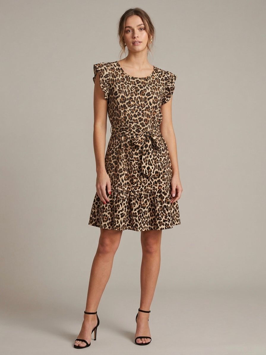 Abito Zelda Mini Leopardato