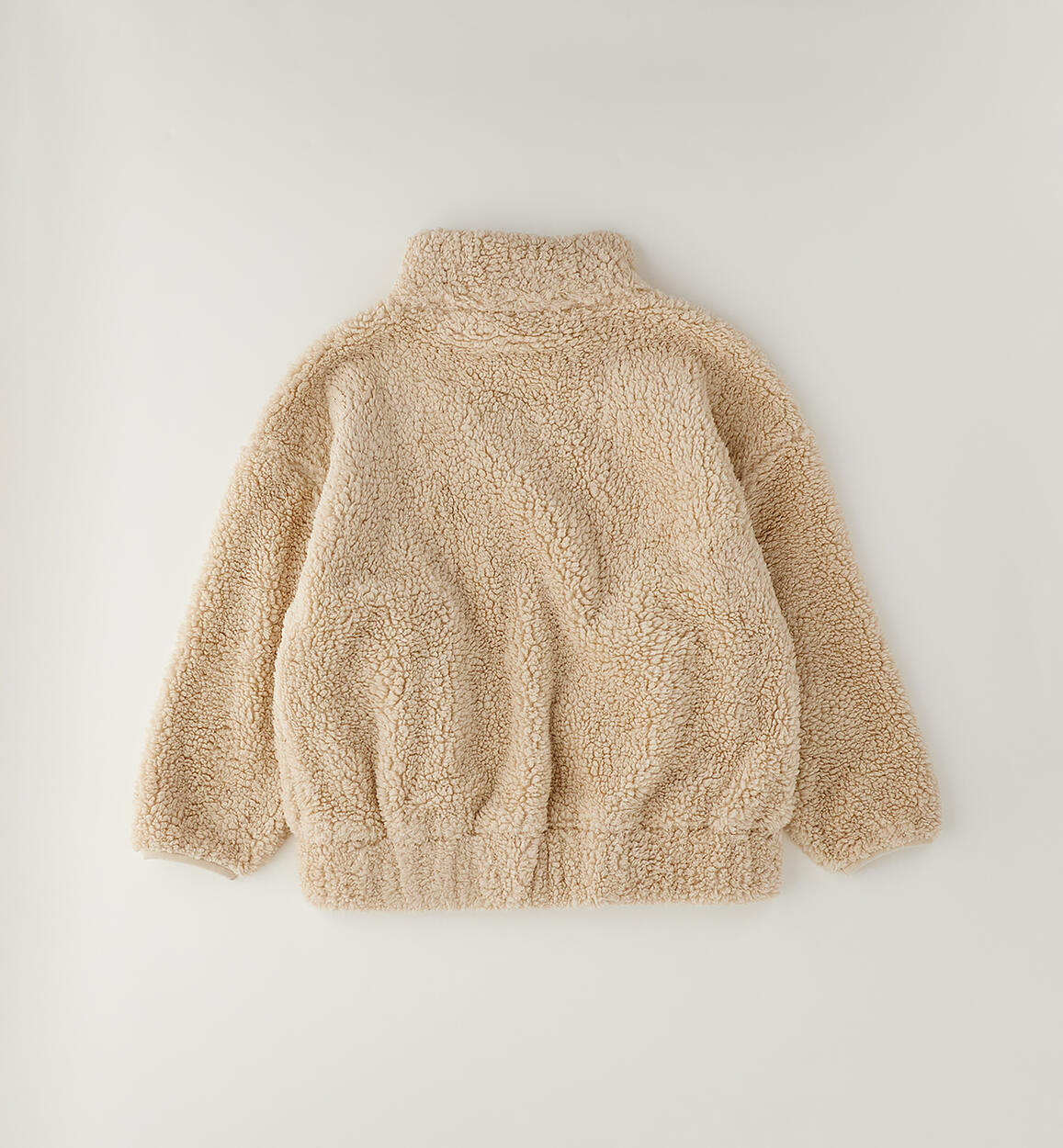 Giacca Chloe Beige Teddy con Zip