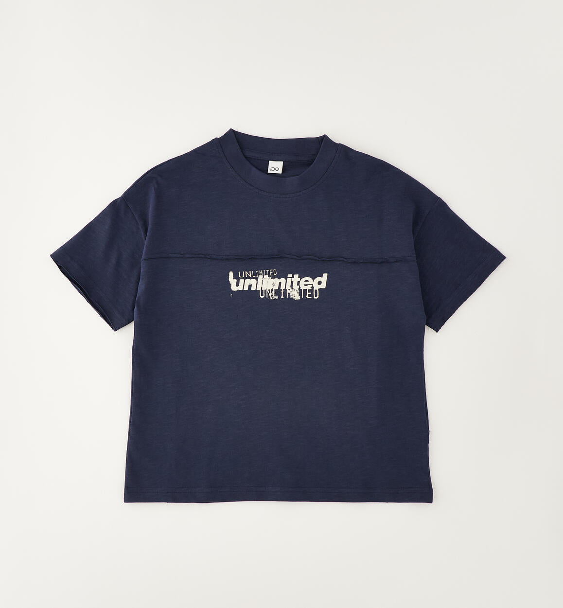 T-shirt Oversize Unlimited Blu Navy