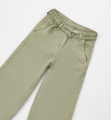 Pantaloni Urban Wide Leg con Cinturina