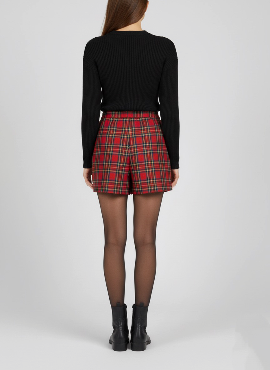 Pantagonna Scozzese Natale Rosso