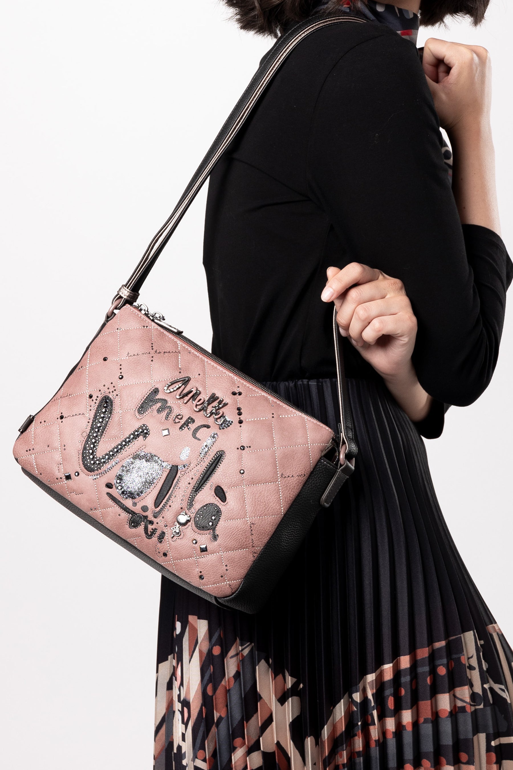 Borsa Tracolla Anekke fantasia 3 scomparti Parisian