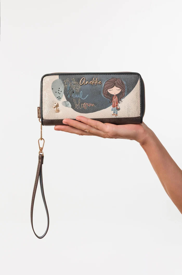 Portafoglio Grande RFID Anekke Tulip