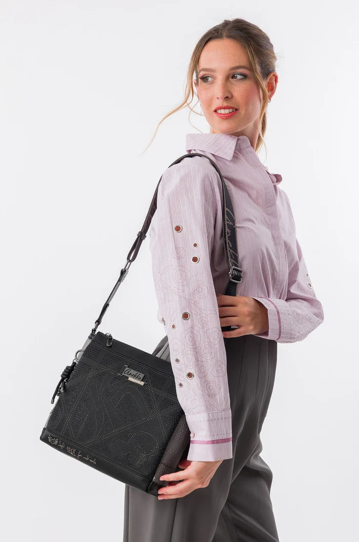 Borsa Tracolla 3 Scomparti Anekke Iron