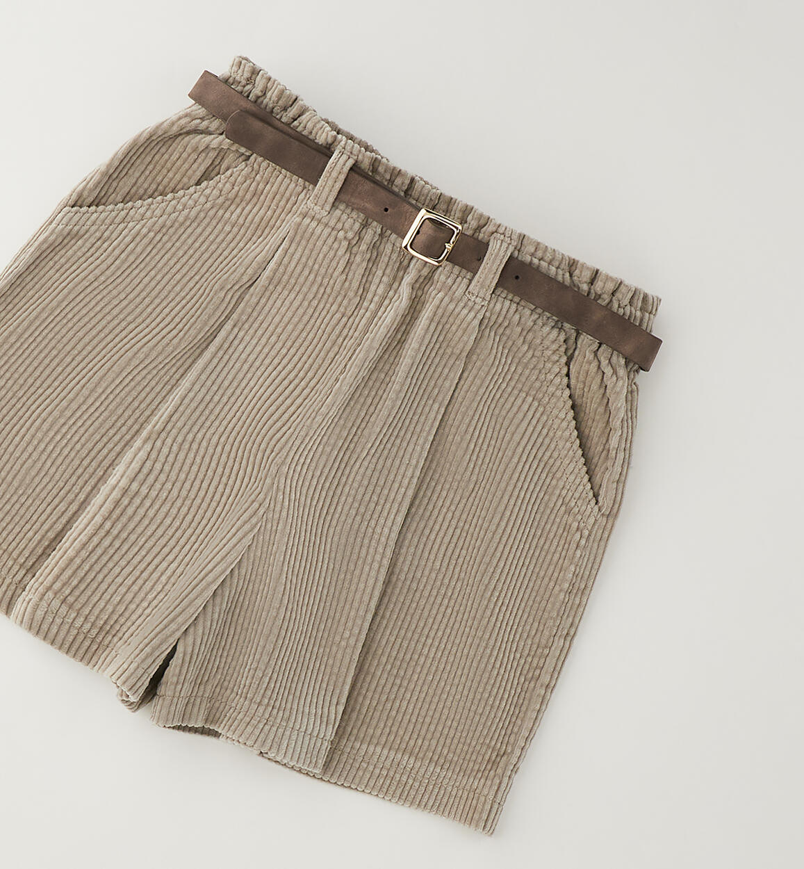 Short Marlene in Velluto Beige