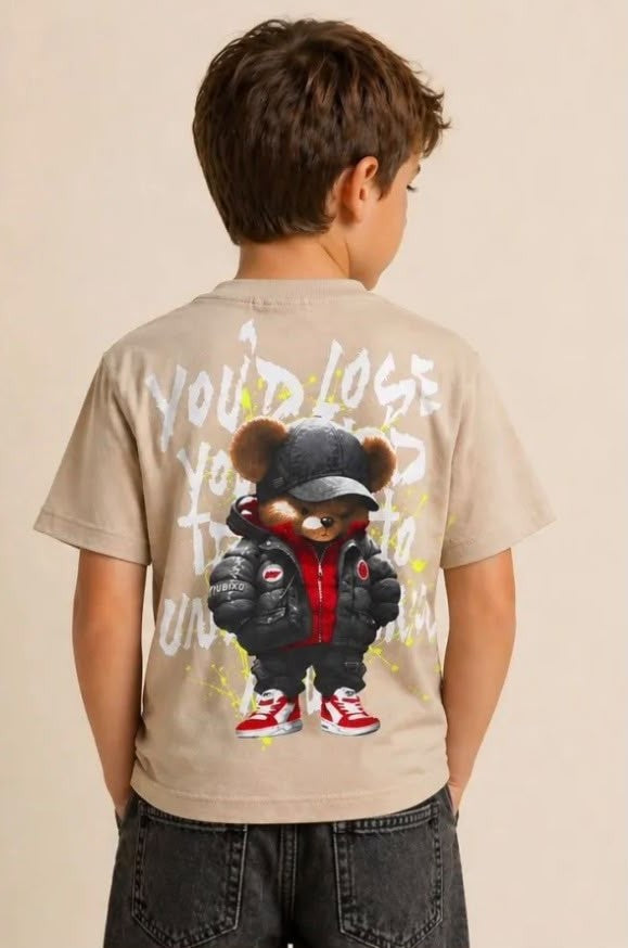 T-Shirt Street Bear Mind Beige
