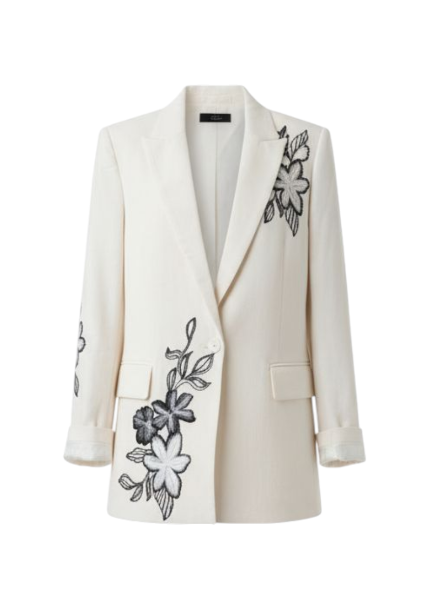 Blazer maxi Giada avorio