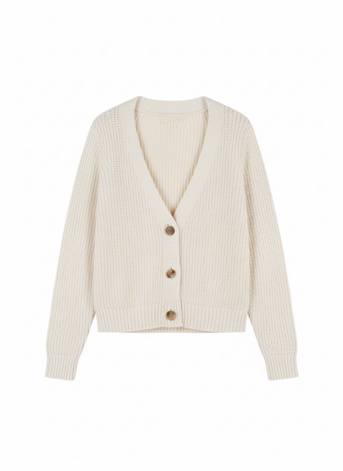 Cardigan Eva soft panna