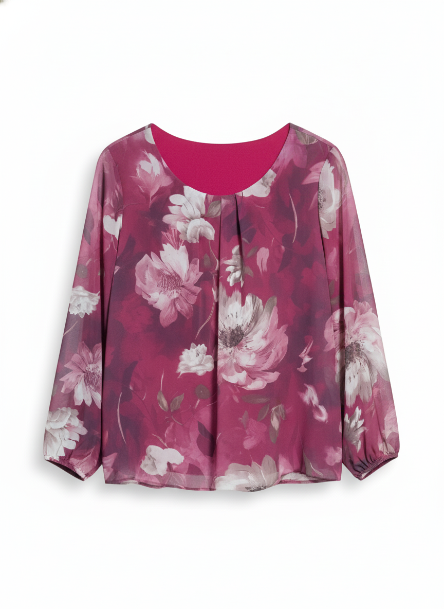 Blusa Giorgia bordeaux