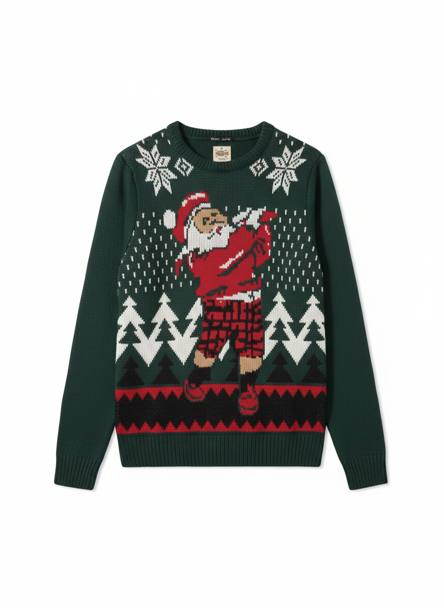 Maglione Natale Santa Snow