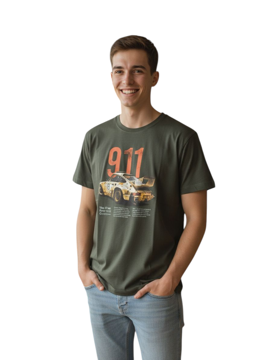 T-shirt 911 Verde