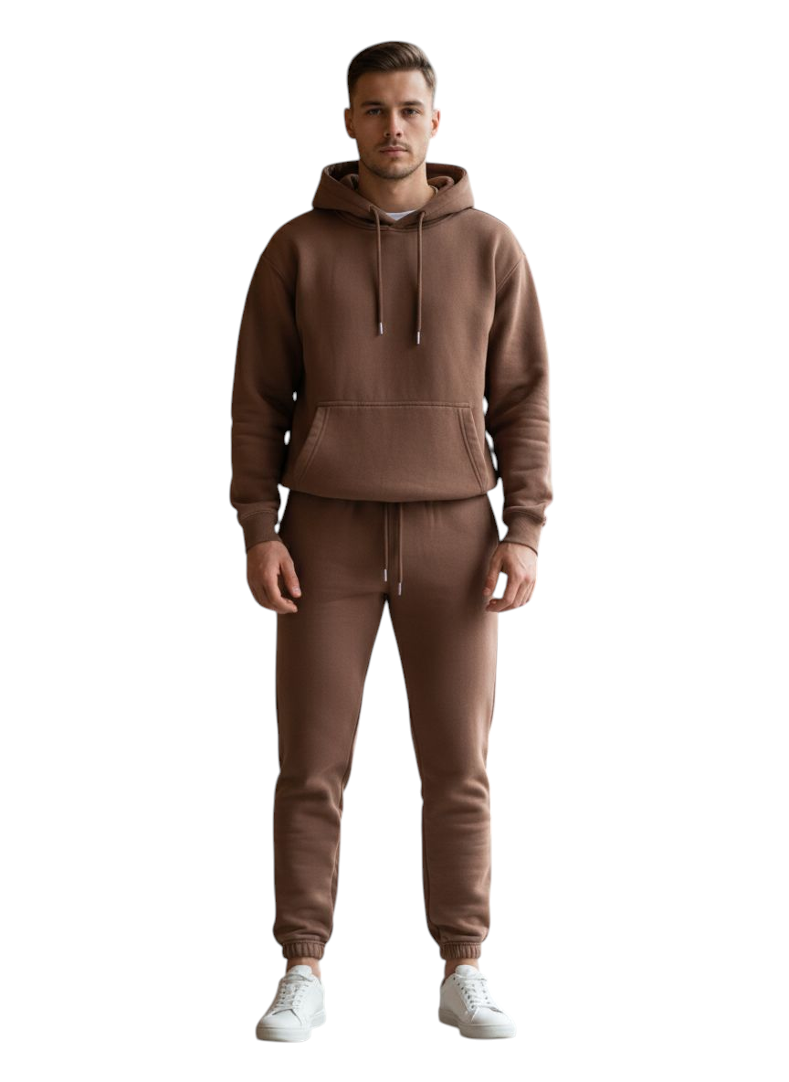 Felpa Felpata Sidney cioccolato effetto lavato