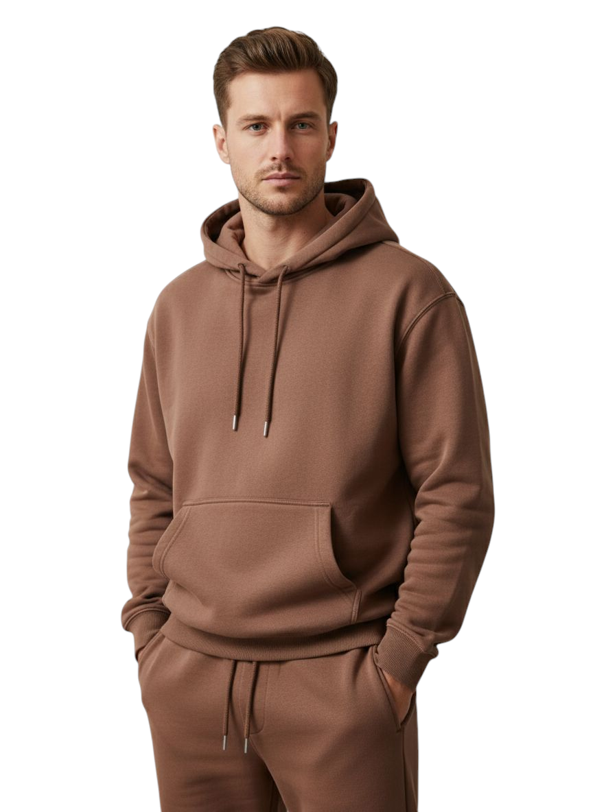 Felpa Felpata Sidney cioccolato effetto lavato