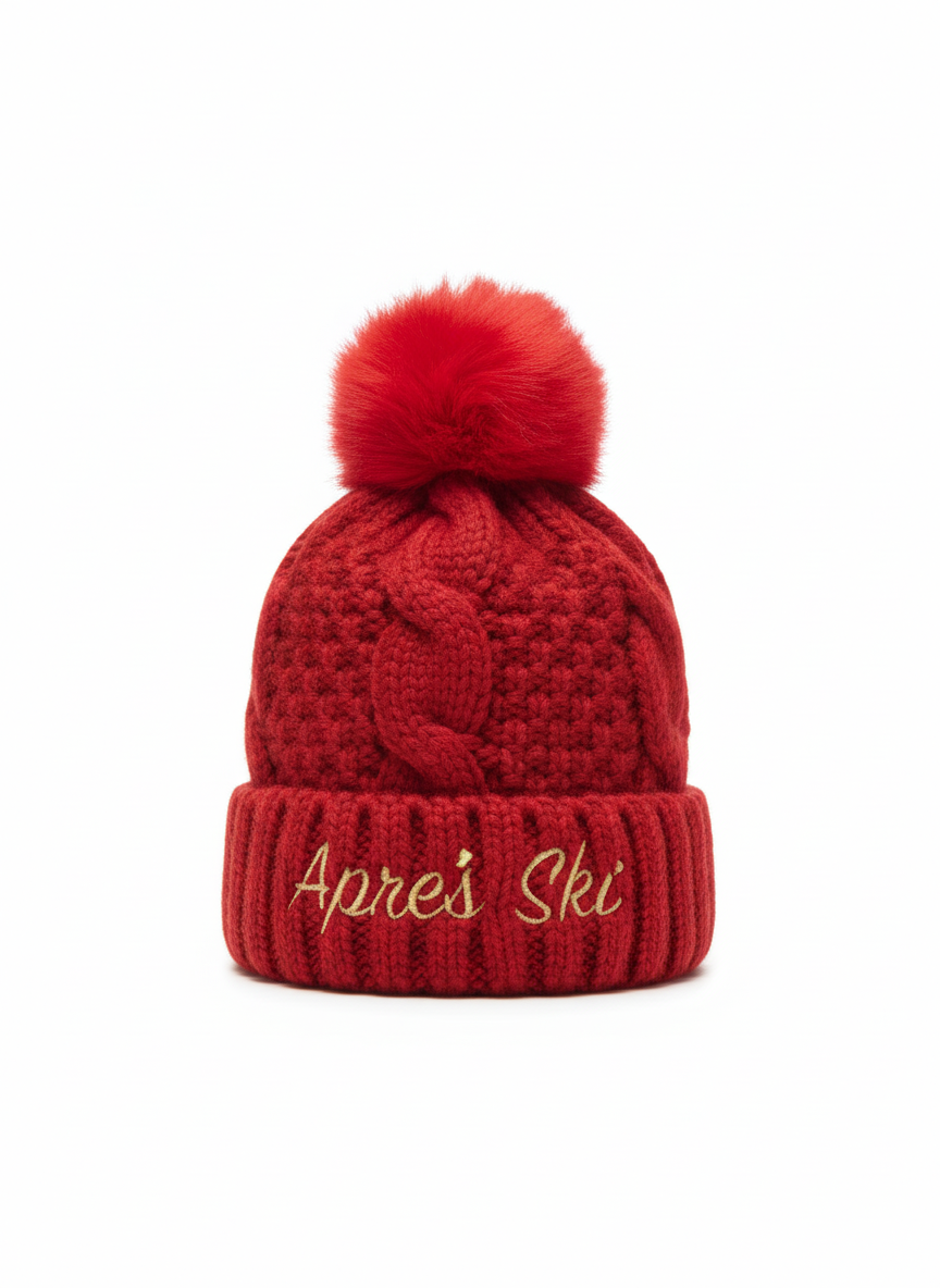 Cappellino Natale Junior rosso Apres sk