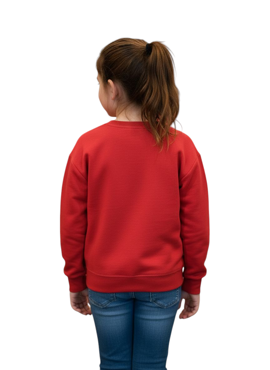 Felpa Natale yours babbo cuore junior