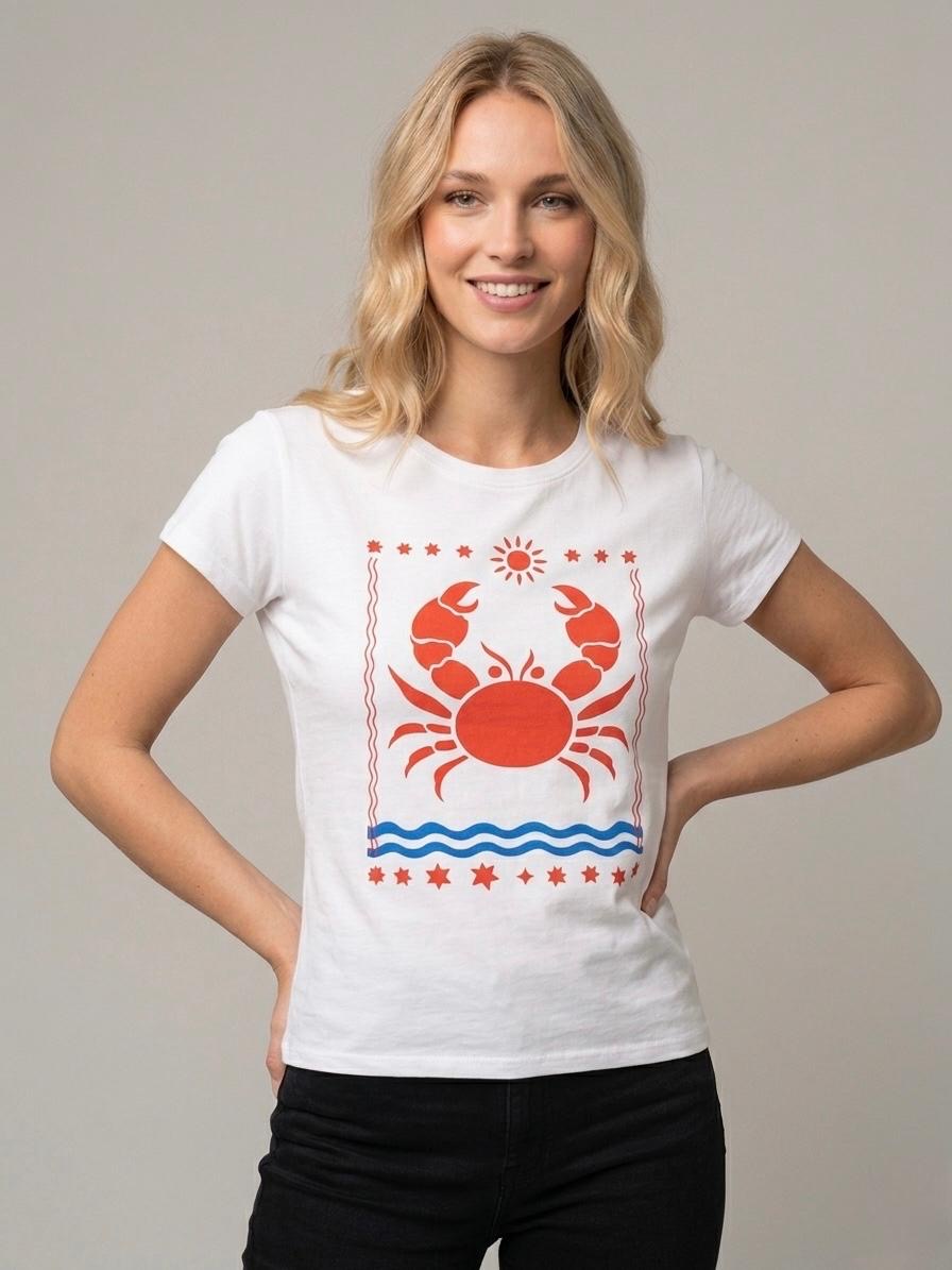 T-shirt Summer Crab