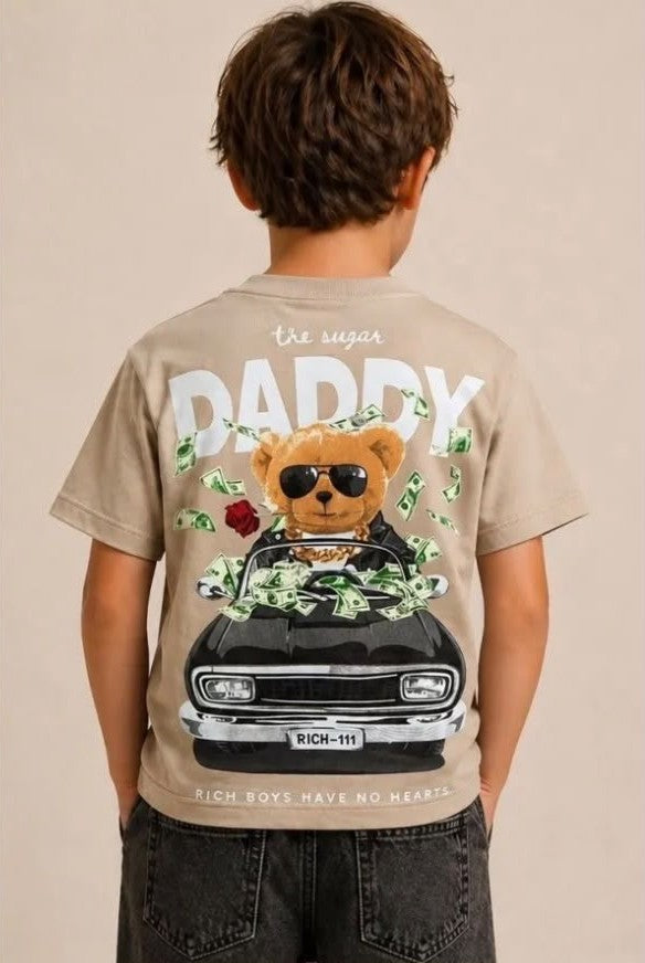 T-Shirt Rich Bear Beige