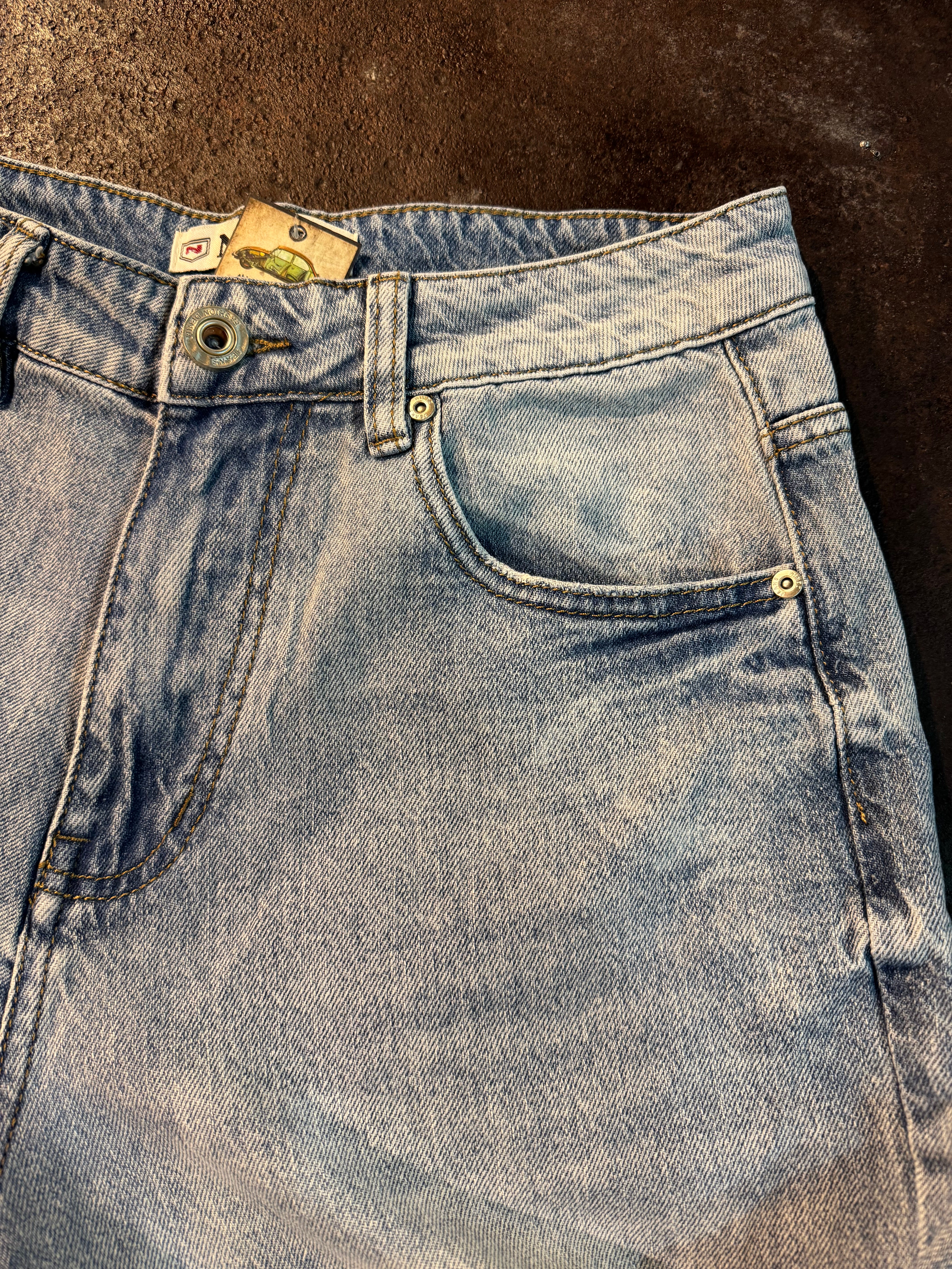 Jeans Industry baggy straight light blue denim