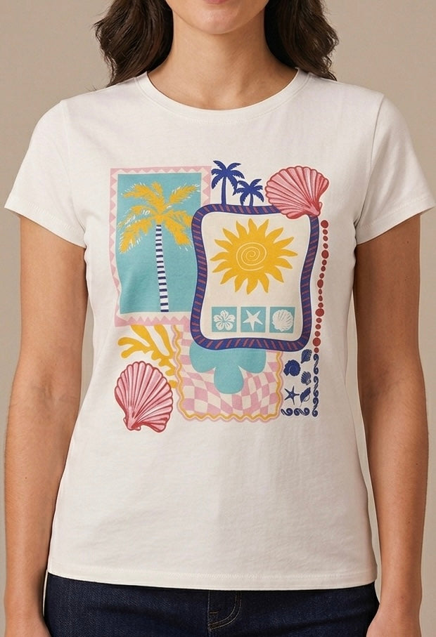 T-shirt Summer Vibes Beach