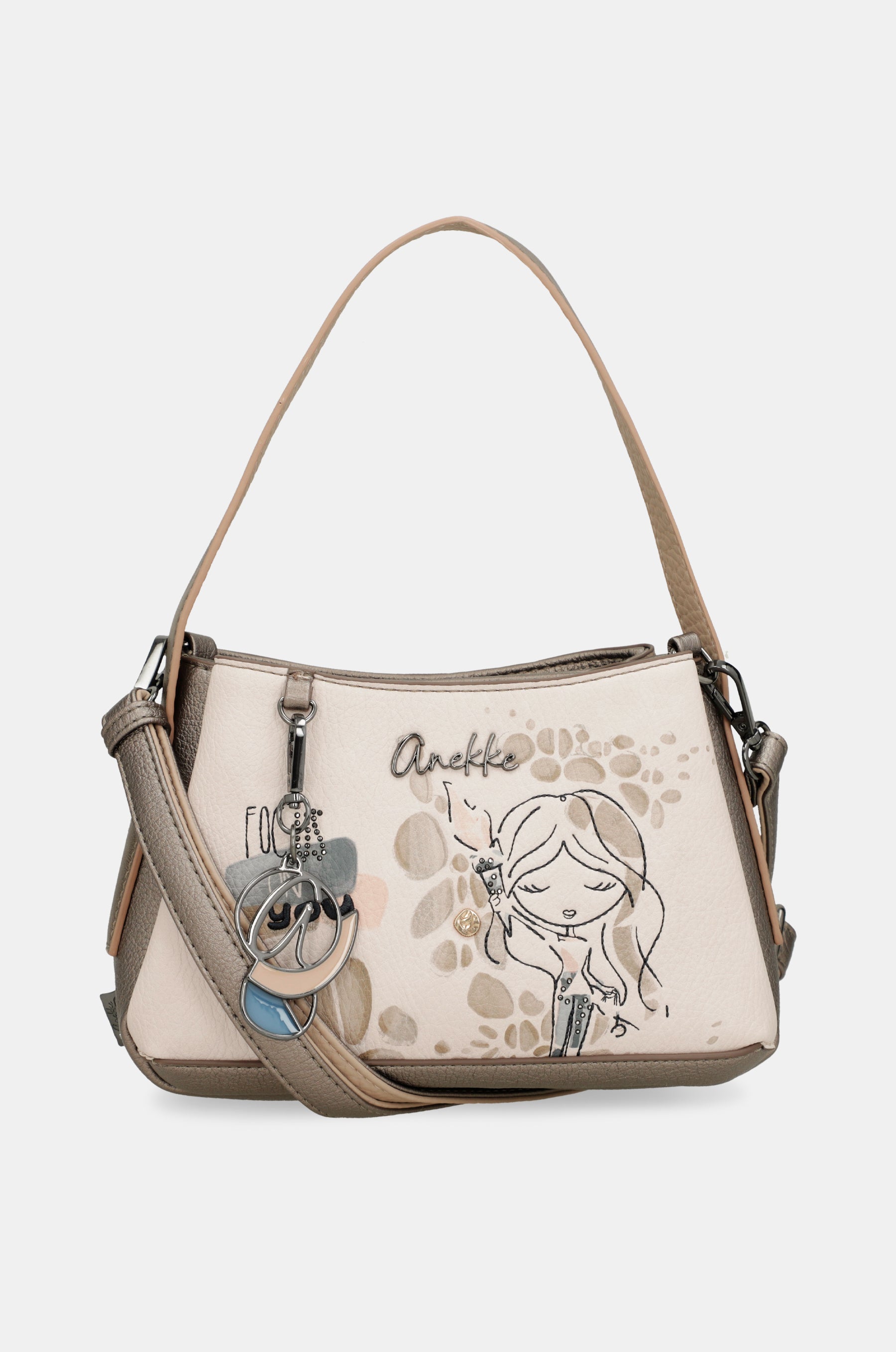 Borsa con manico corto e tracolla Olympia