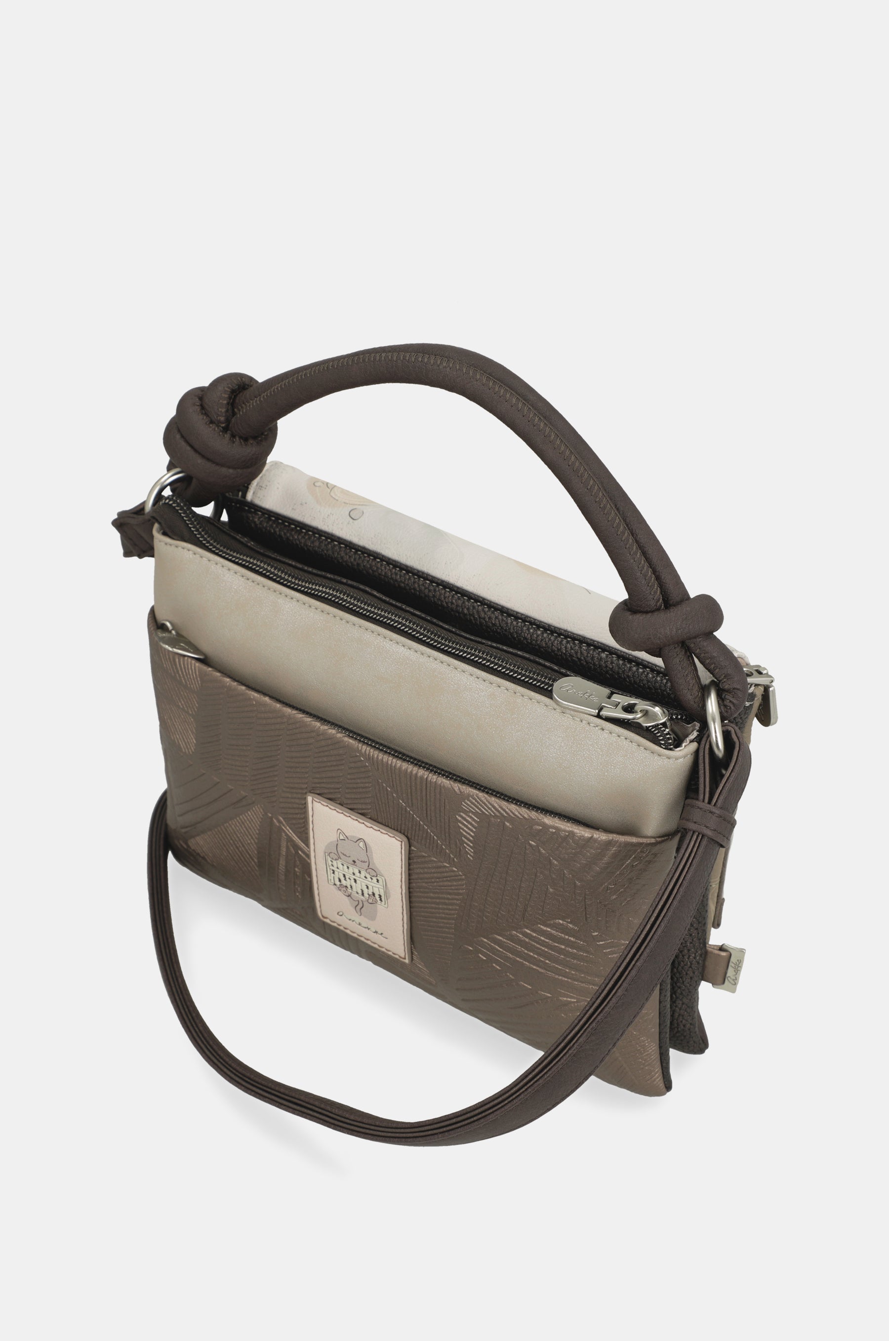 Borsa a tracolla con manico corto Sophia