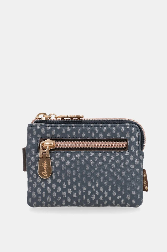 Portafoglio Portatessere Anekke Tulip con Zip e Patta