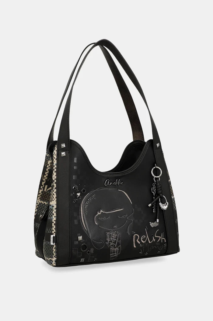 Borsa Spalla Anekke Iron Nera