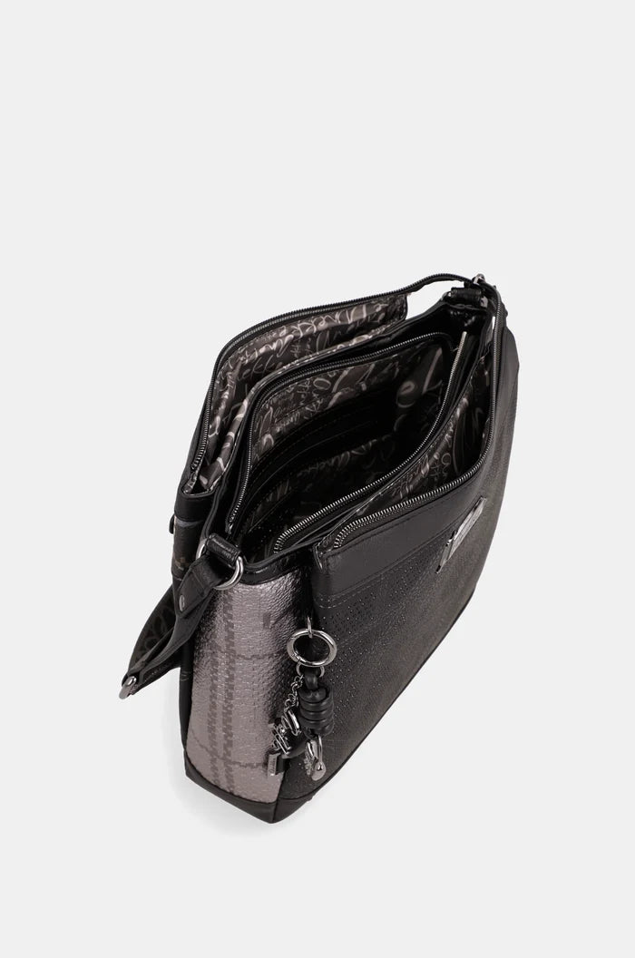Borsa Tracolla 3 Scomparti Anekke Iron