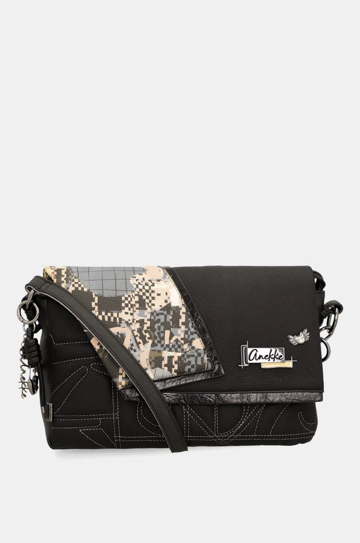 Borsa A Tracolla con Patta Anekke Iron