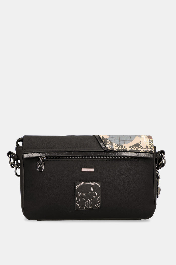 Borsa A Tracolla con Patta Anekke Iron