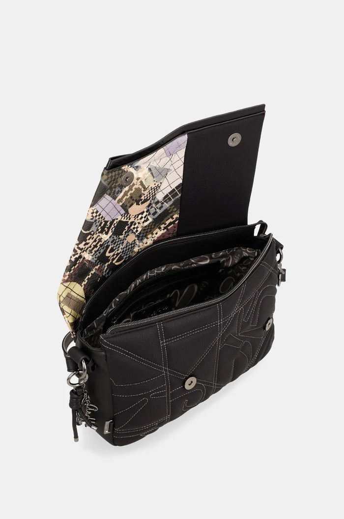 Borsa A Tracolla con Patta Anekke Iron