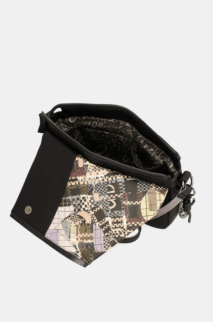 Borsa A Tracolla con Patta Anekke Iron