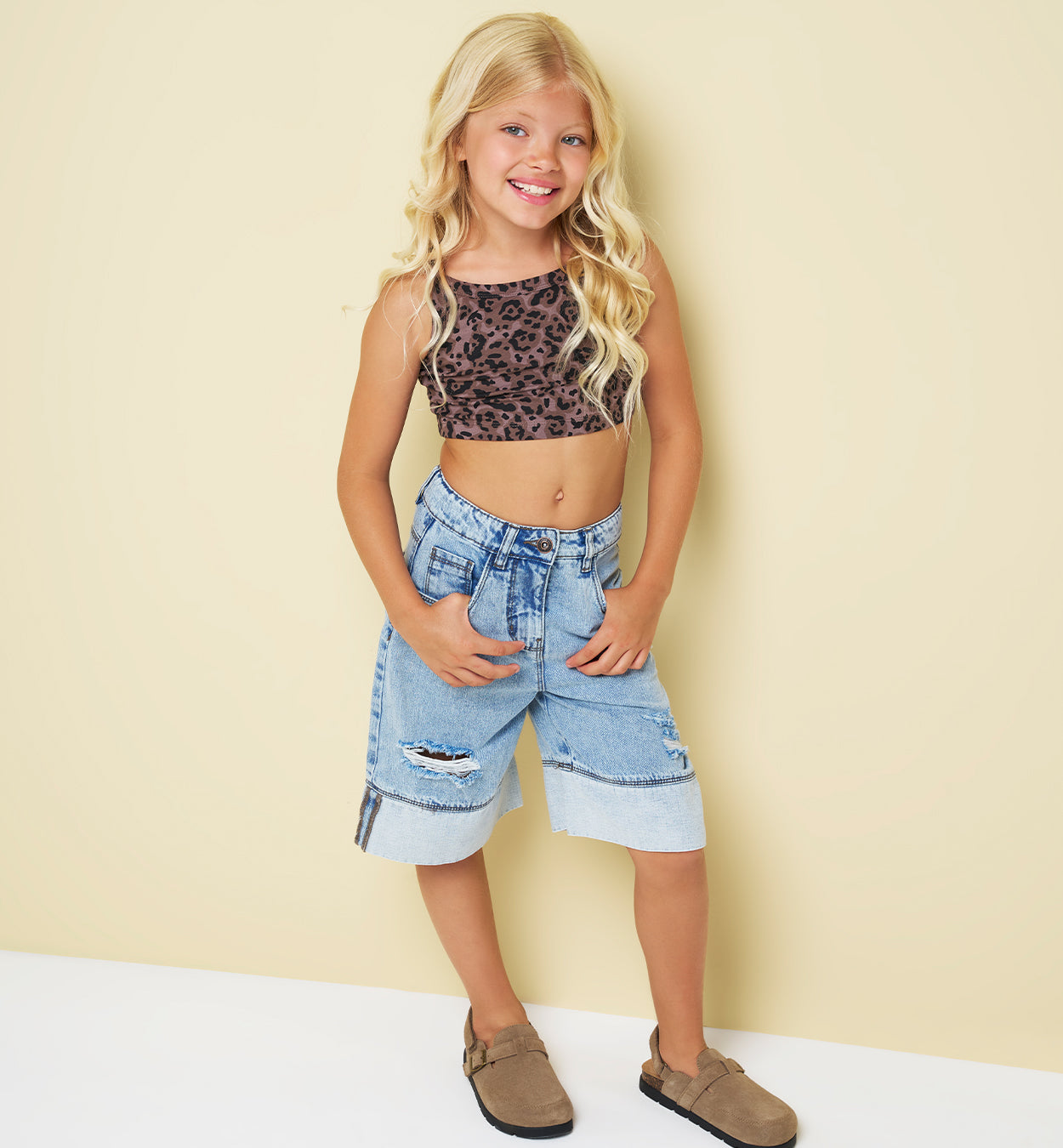 Bermuda in Denim Wild Edge